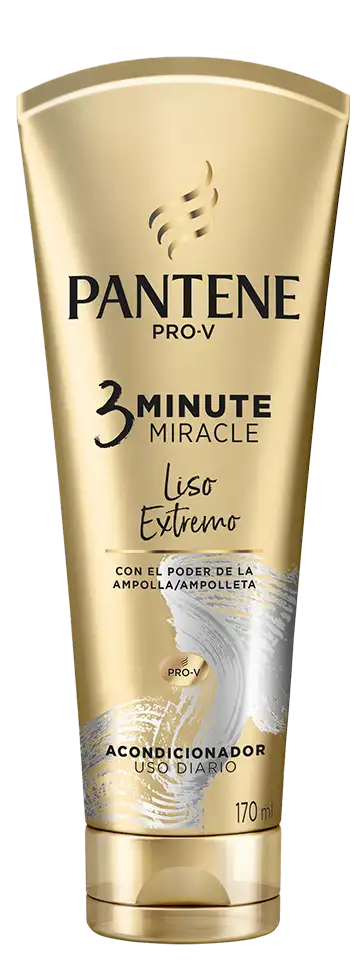 Botella de Acondicionador 3 Minute Miracle Liso Extremo de Pantene