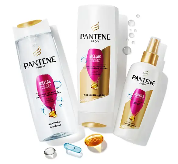 Colección Pantene micelar purifica e hidrata 