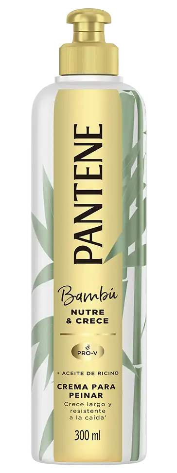 Botella de la Crema para peinar Bambú Nutre & Crece de Pantene