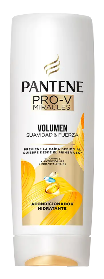 Botella de Acondicionador Pantene Volumen para la caída del cabello