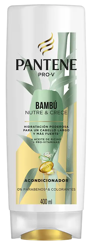 Botella del Acondicionador Bambú Nutre & Crece de Pantene