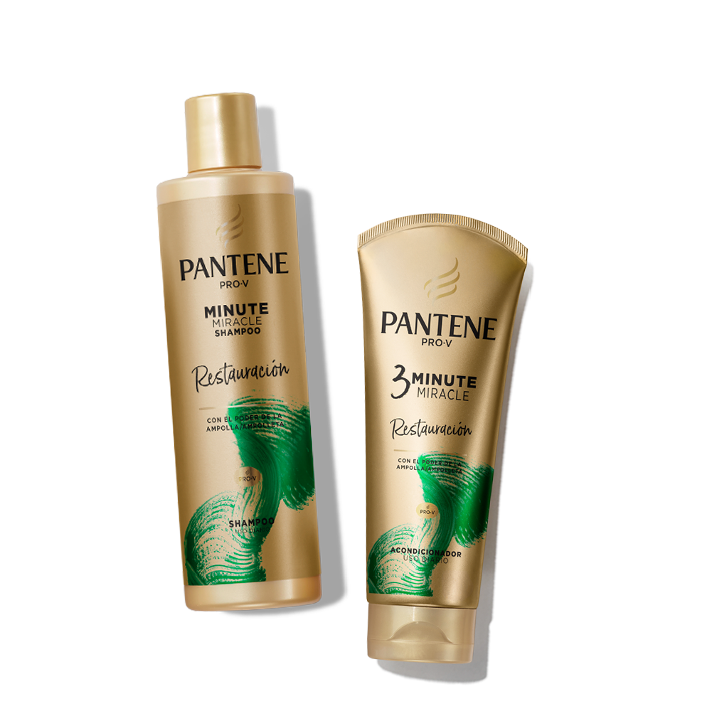 Shampoo y acondicionador 3 Minute Miracle Restauración, ideal para absorber impurezas del cabello