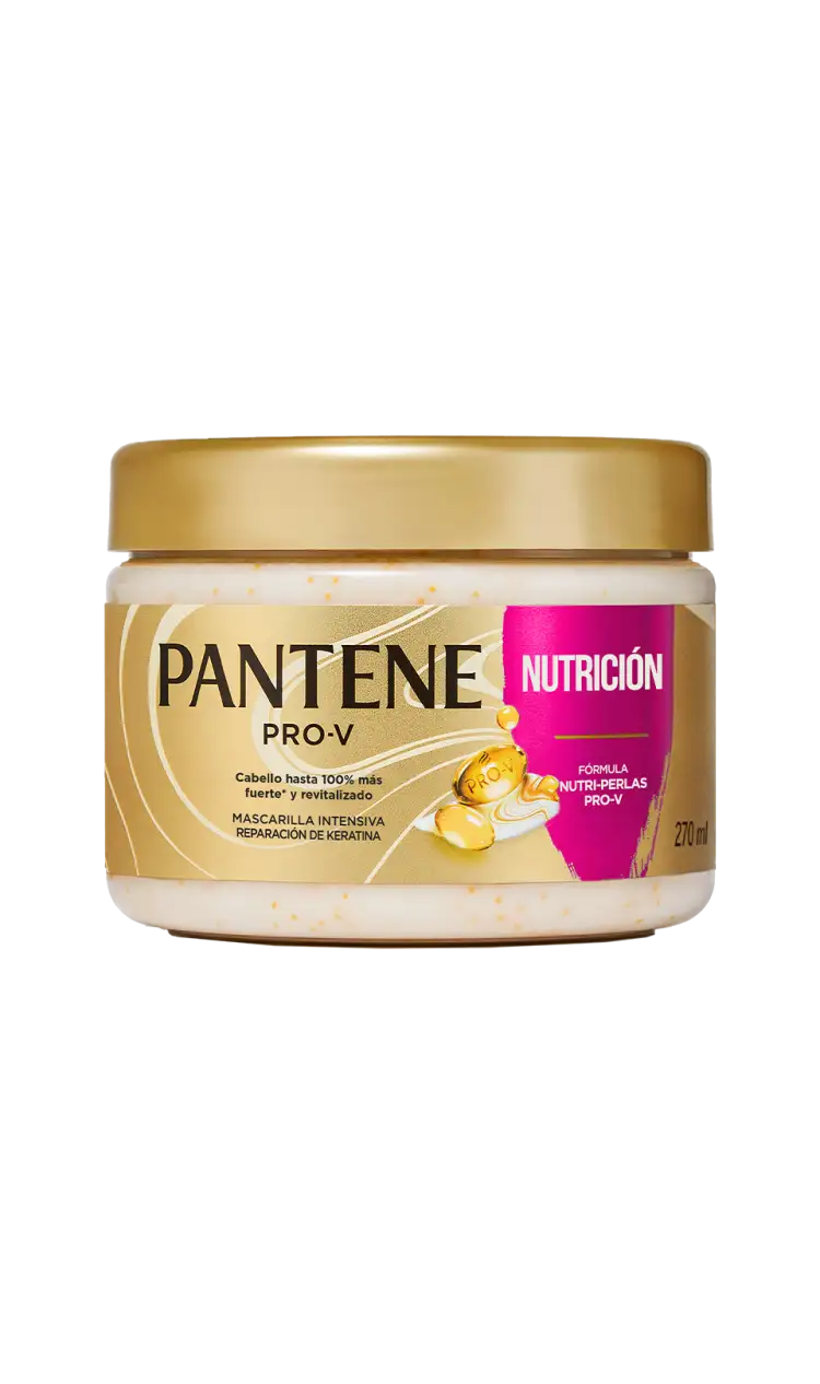 Mascarilla nutritiva Pantene con aceite de almendra y perlas pro-vitaminas