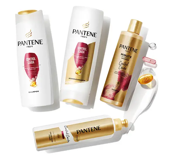 Colección Pantene control caída de cabello 