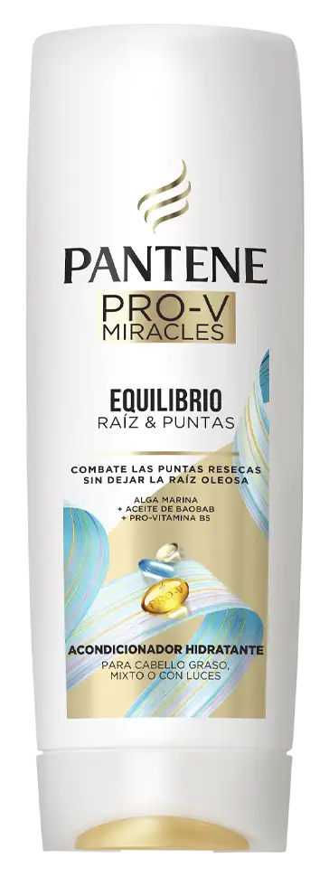 Pantene acondicionador para pelo graso y puntas secas 