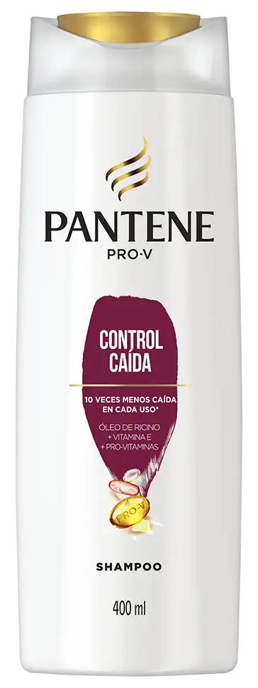 Botella del Shampoo Control Caída de Pantene