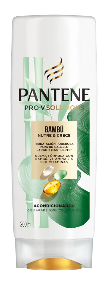 Botella del Acondicionador Bambú Nutre & Crece de Pantene