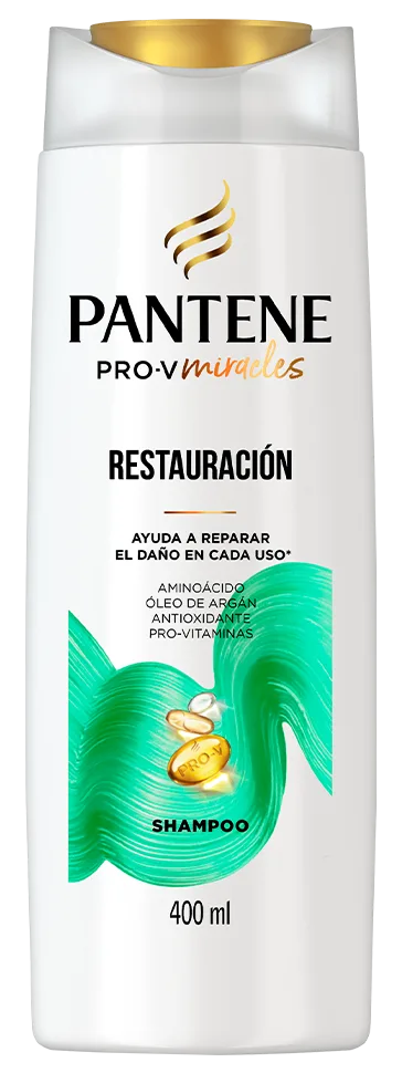 Shampoo Pantene Restauración con aceite de argán y aminoácido para el cabello