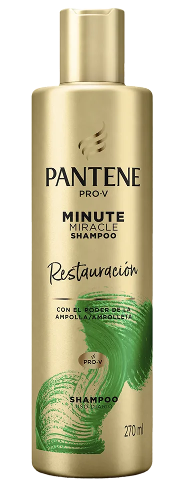 Botella de Shampoo Minute Miracle Restauración de Pantene