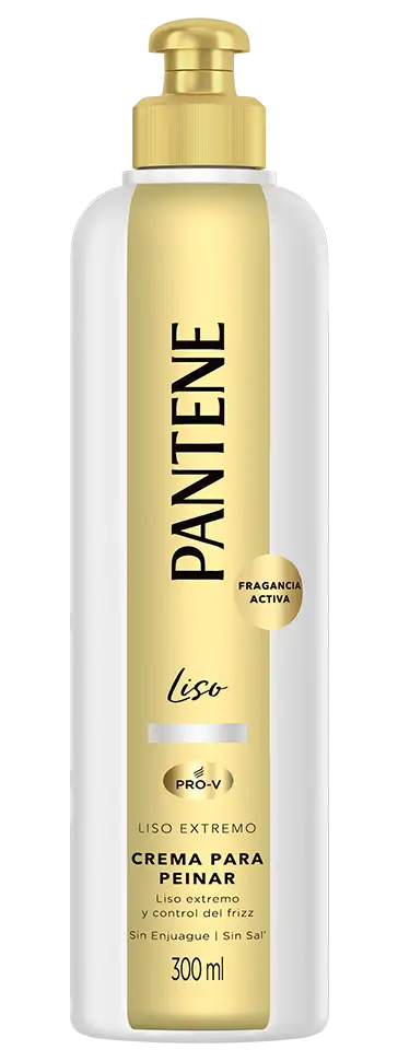 Botella de la Crema para peinar Liso Extremo de Pantene