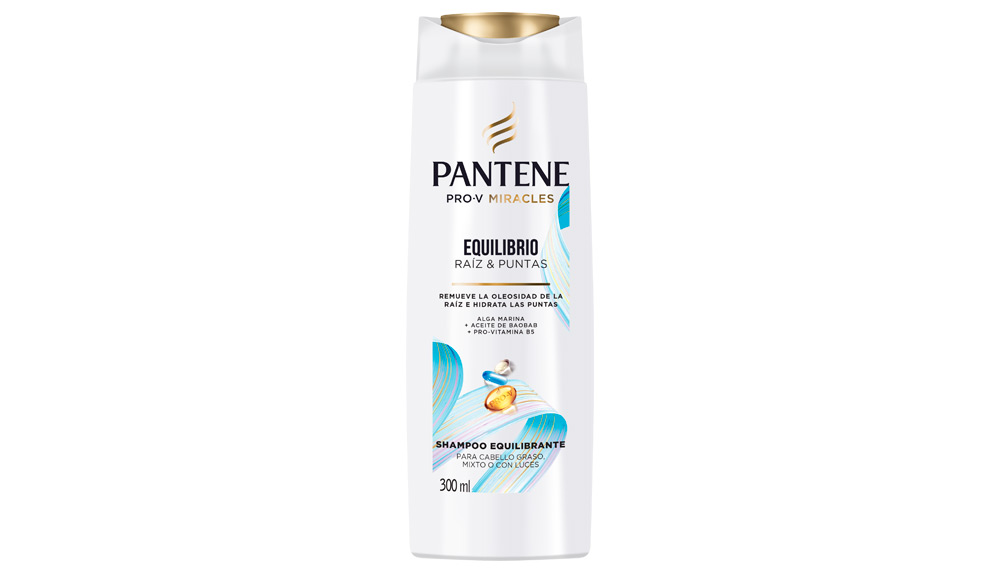Shampoo hidratante Pantene Pro-V Miracles Equilibrio Raíz a Puntas