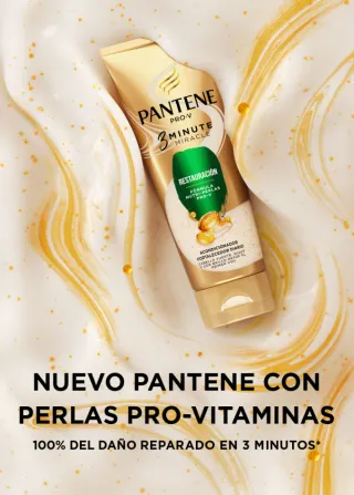 Colección Pantene Perlas PRO-V y Repara el daño del cabello en 3 minutos 
