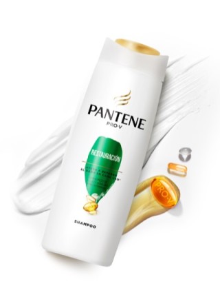 Botella de Shampoo Pantene para todo tipo de cabello