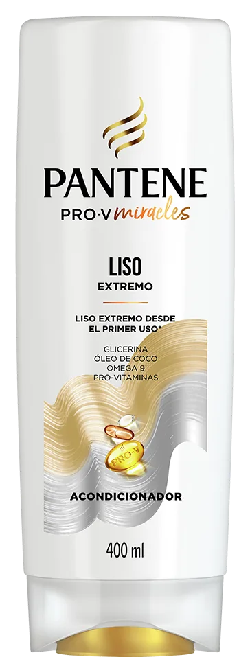 Botella de acondicionador para cabello Liso Extremo de Pantene