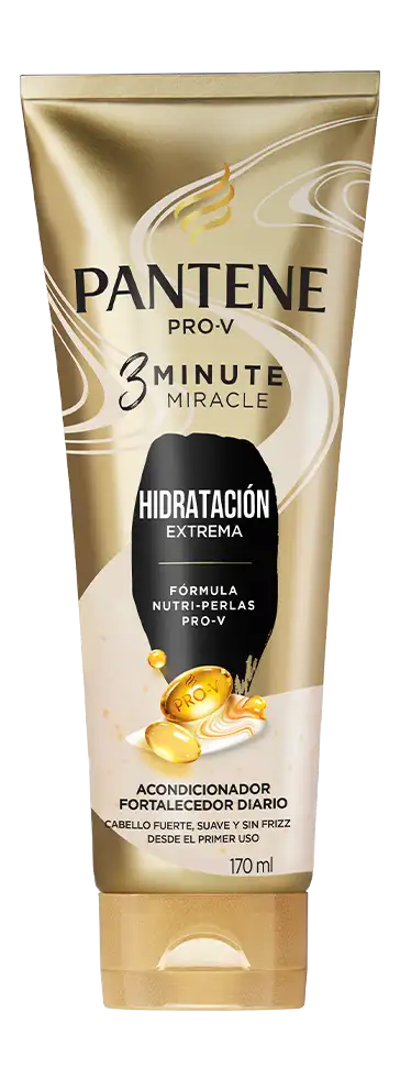 Botella de acondicionador Hidratación Extrema 3 minute Miracle controla el frizz 