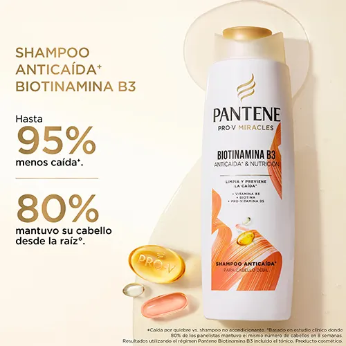 Imagen de producto: Shampoo anticaída+ con Biotinamina B3