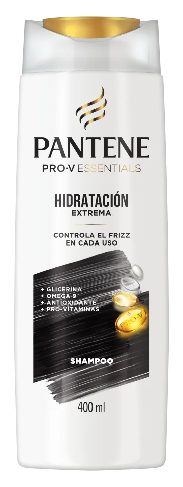 Botella de Shampoo Hidratación Extrema para hidratar el cabello de Pantene