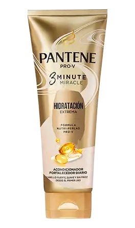 Botella del acondicionador 3 Minute Miracle Hidratación Extrema para cabello seco de Pantene