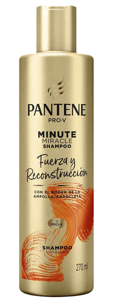 Botella de Shampoo Minute Miracle Fuerza y Reconstrucción de Pantene