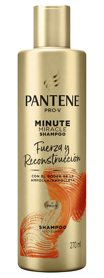 Botella de Shampoo Minute Miracle Fuerza y Reconstrucción de Pantene