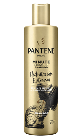Shampoo hidratante para cabello Minute Miracle Hidratación Extrema de Pantene