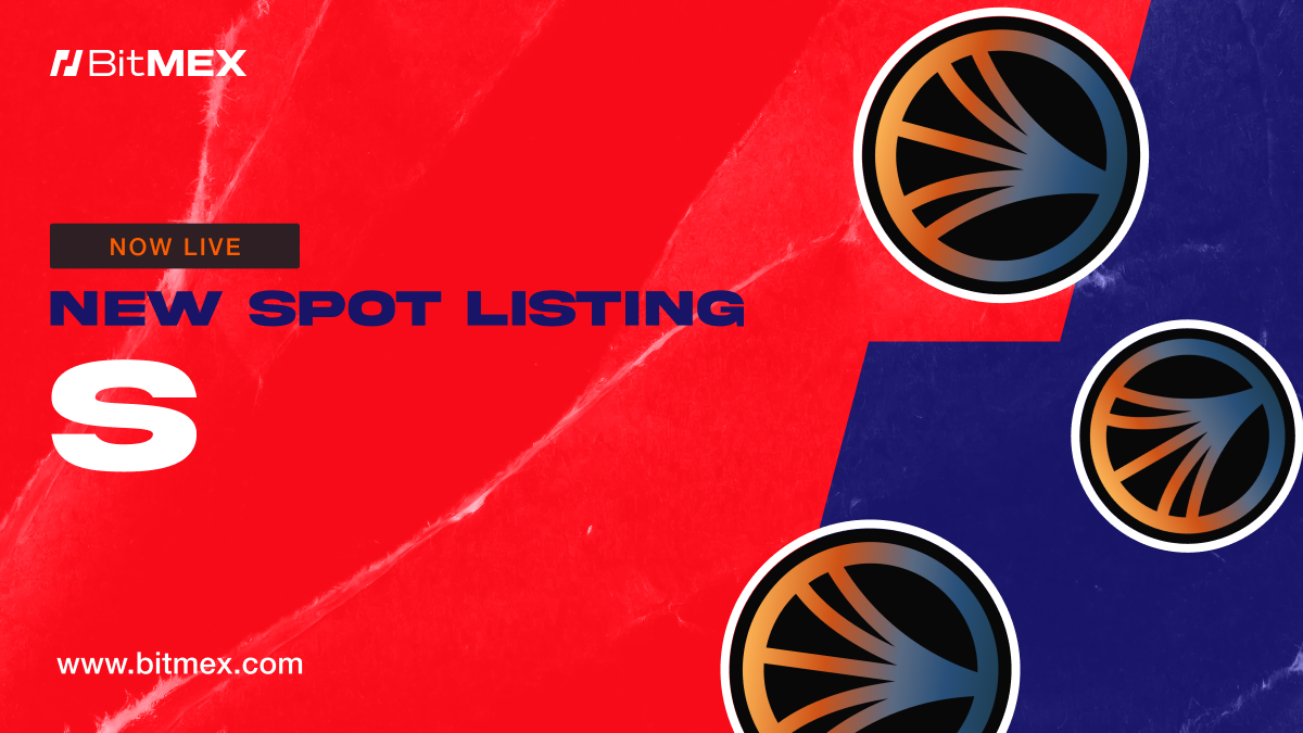 Now Live: Deposit, Trade, and Convert S (Sonic) on BitMEX Spot - BitMEX Blog