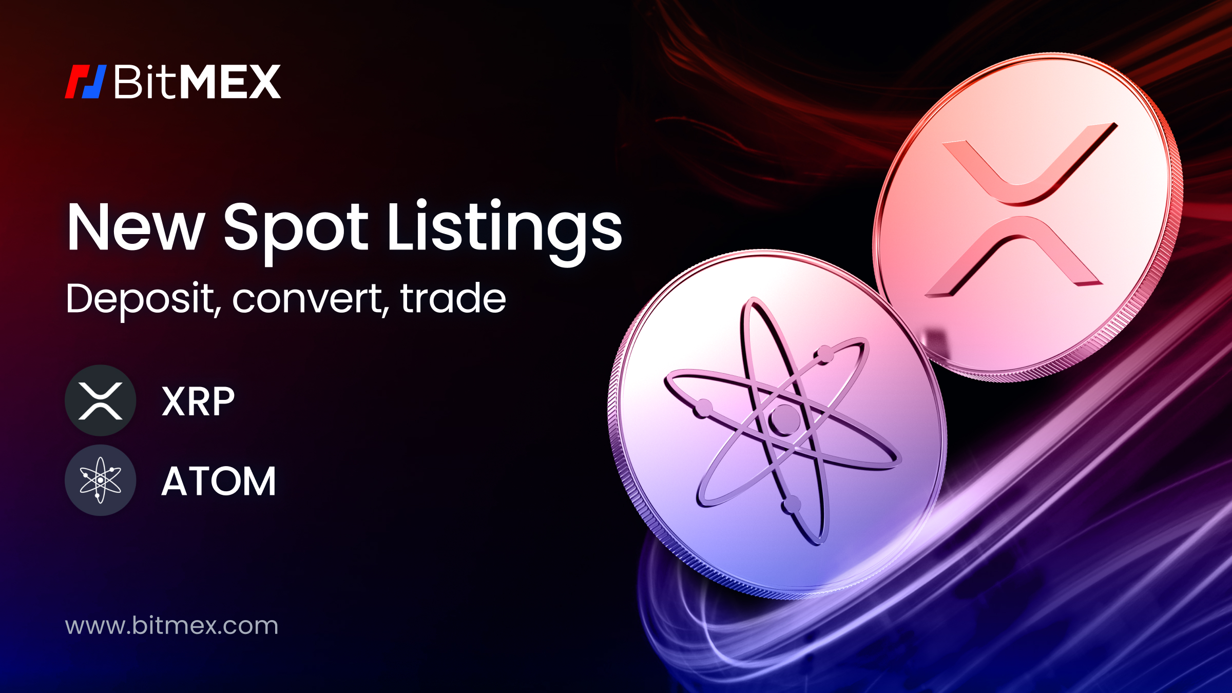 Now Live: XRP and ATOM Spot Listings - BitMEX Blog