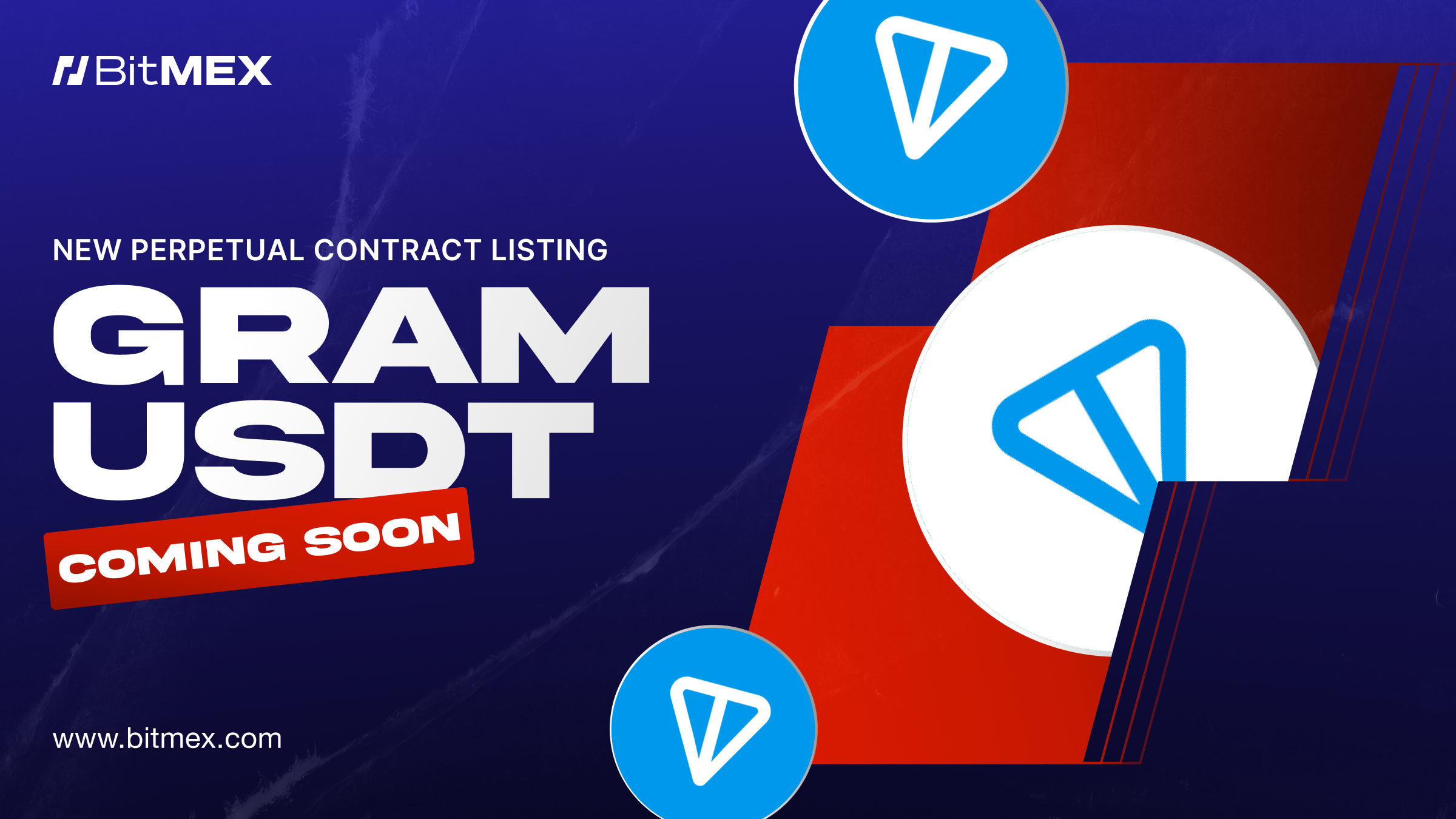 Coming Soon: GRAMUSDT Perpetual Swap Listing with Up to 20x Leverage