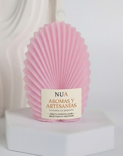Vela con diseño único