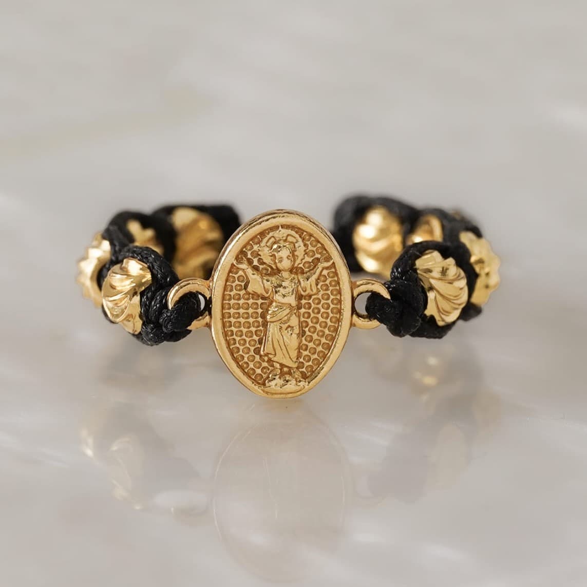 Anillo herraje Divino niño , balín italy