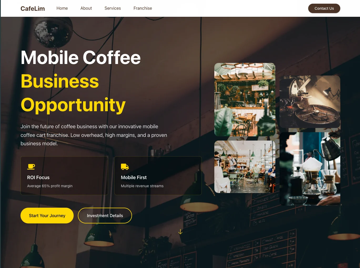Cafe Lim Website