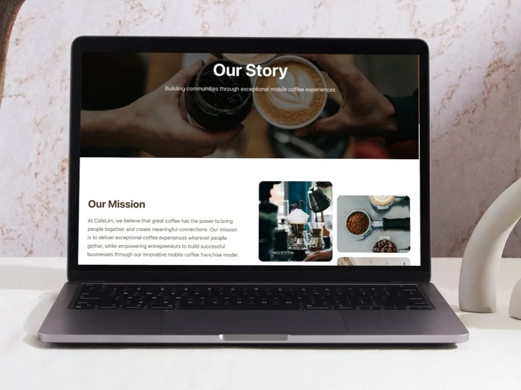OnePixel Cafe Website — screenshot 3