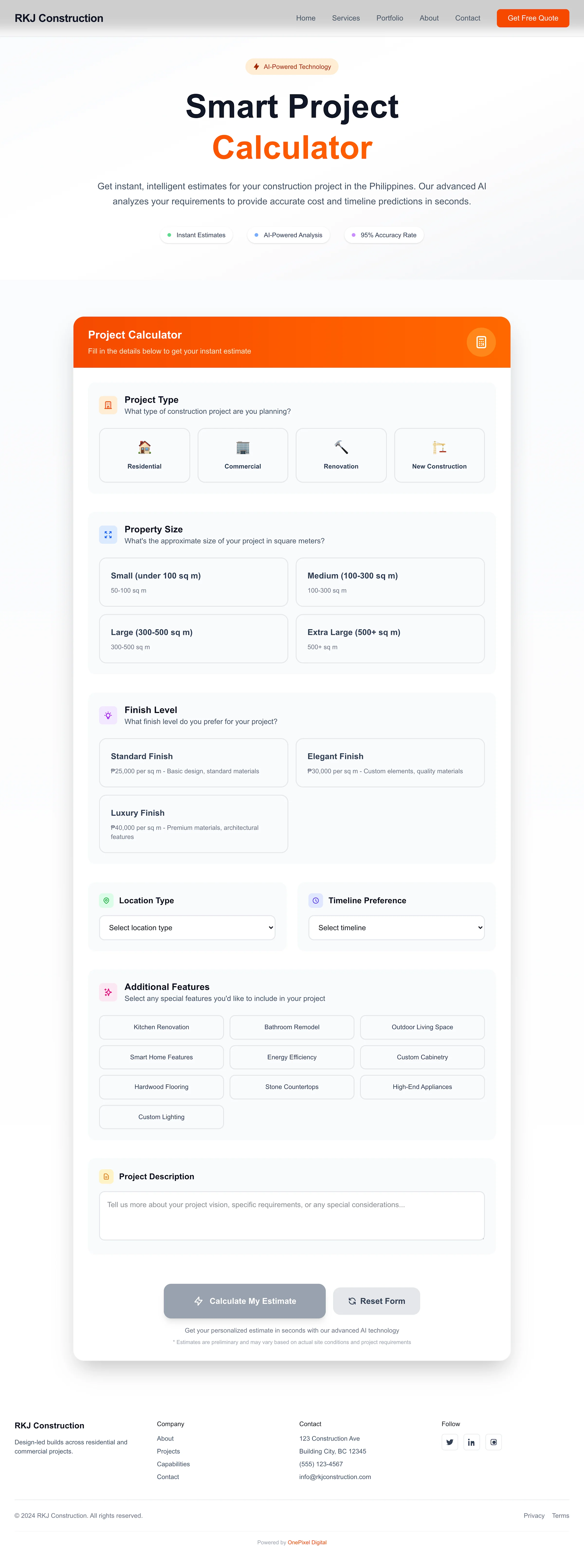 Construction Website — screenshot 6