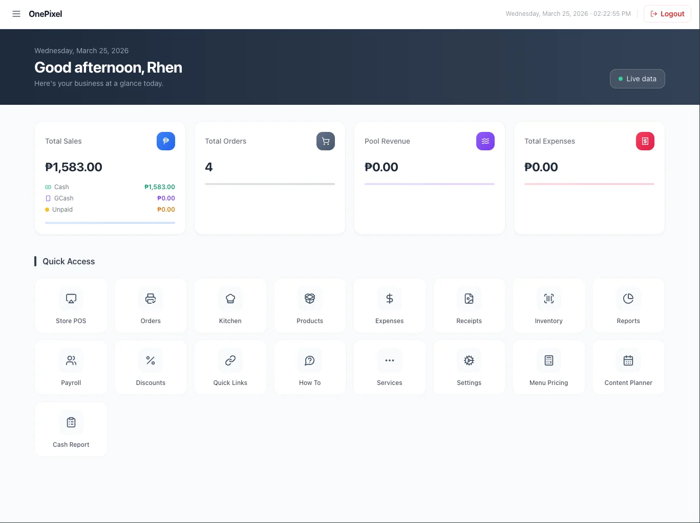 Point of Sale (POS) Management