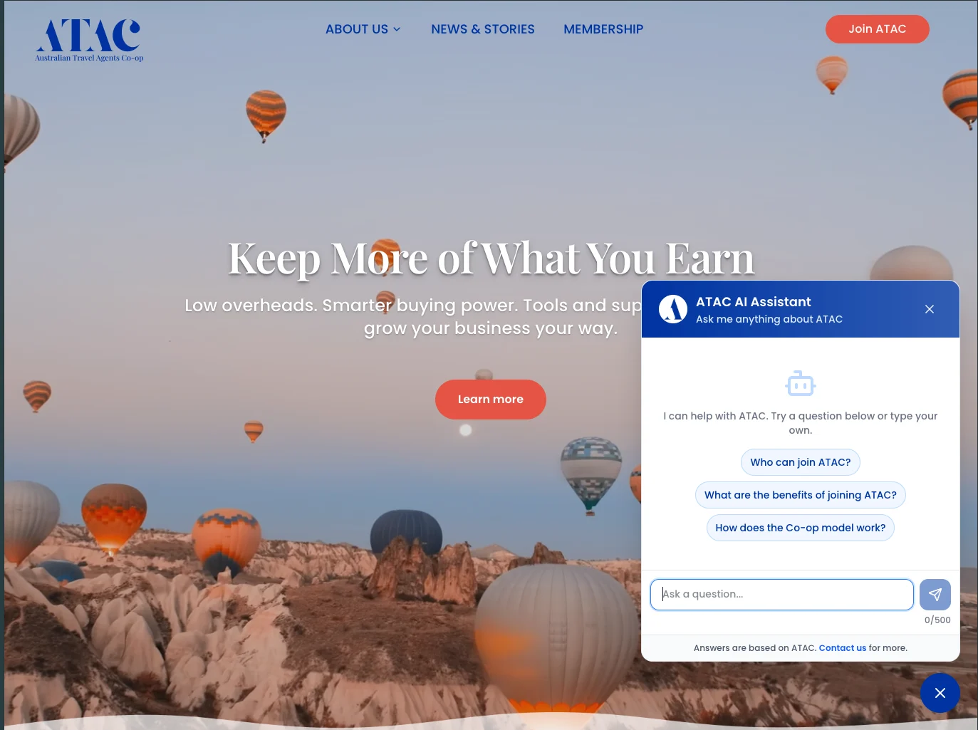 ATAC Website — screenshot 3