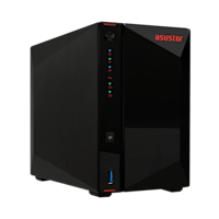 ASUSTOR | NAS Nimbustor 2ベイ Intel Celeron Quad-Core 2GB SO-DIMM DDR4 HDMI 2.5GBASE-T x2 USB 3.2 Gen 1 Type A x3 Wake-On-Wan AES-NI 3年保証 AS5202T