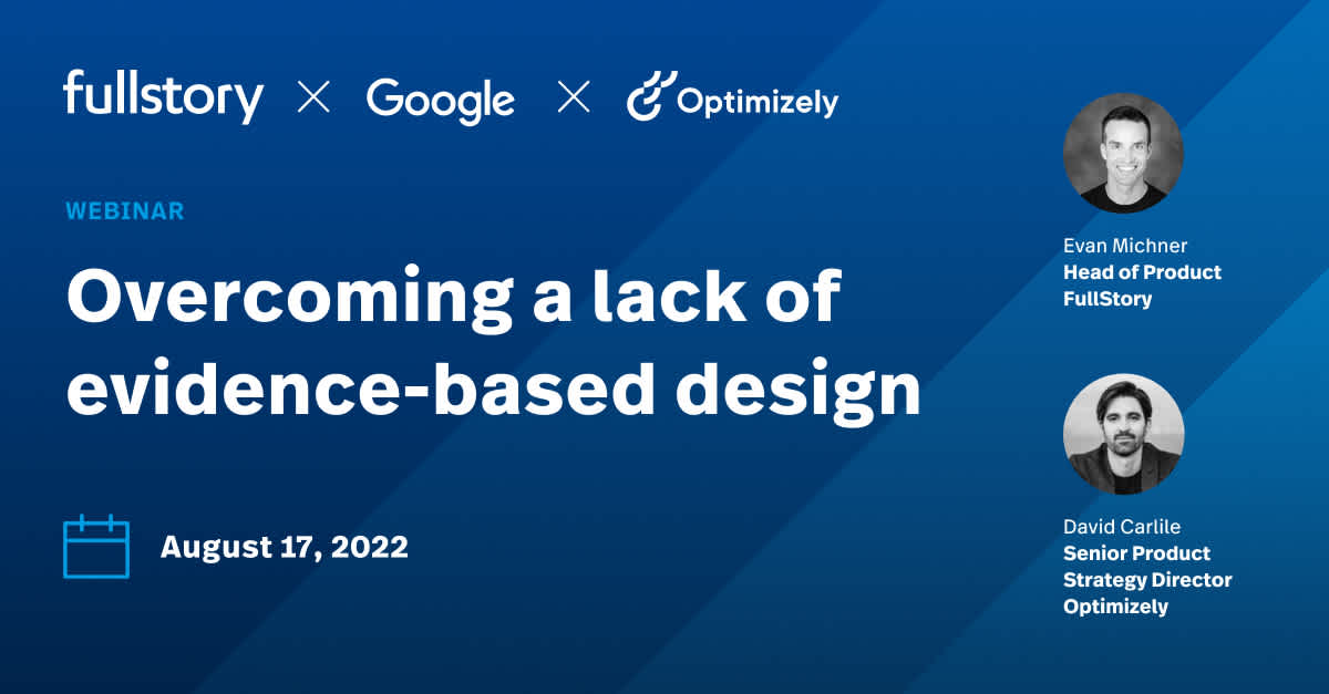 Partner webinar: Overcoming a lack of evidence-based design