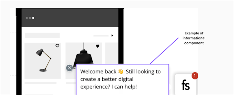 A chatbot on the FullStory website.