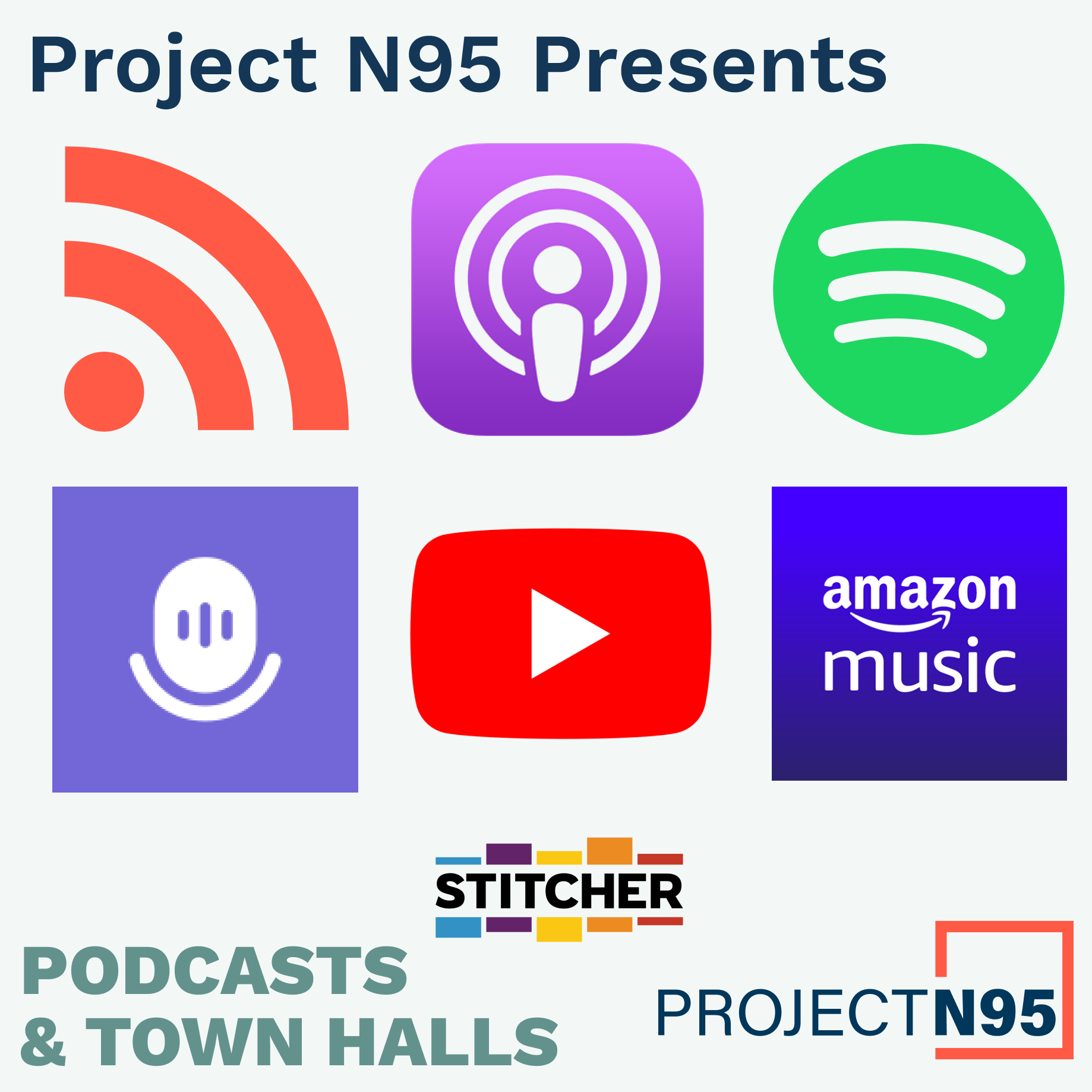 Listen to Project N95-s Podcasts v4 - Square [PNG]
