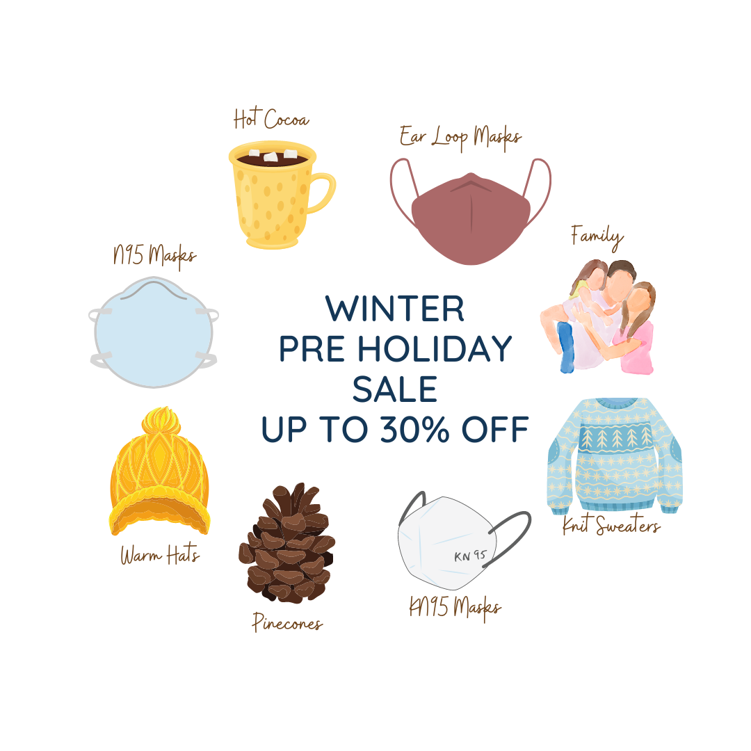 December Sale Banner Image with Icons