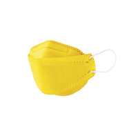 1096556 - Comma Comma - Kids 3D Boat Shape Yellow KF94 Masks