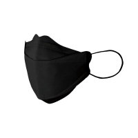 1096499 - Evergreen Cleantop - 3D Boat Shape Adjustable Black KF94 Masks L