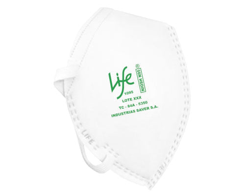 1096401 - Breathe Healthy - Flat Fold 1095 N95 Masks M L