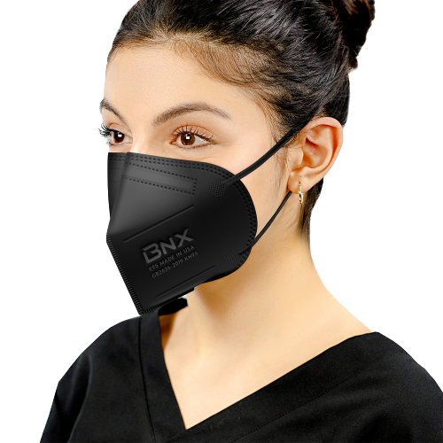 BNX Black KN95 Mask Right 3Q View Model