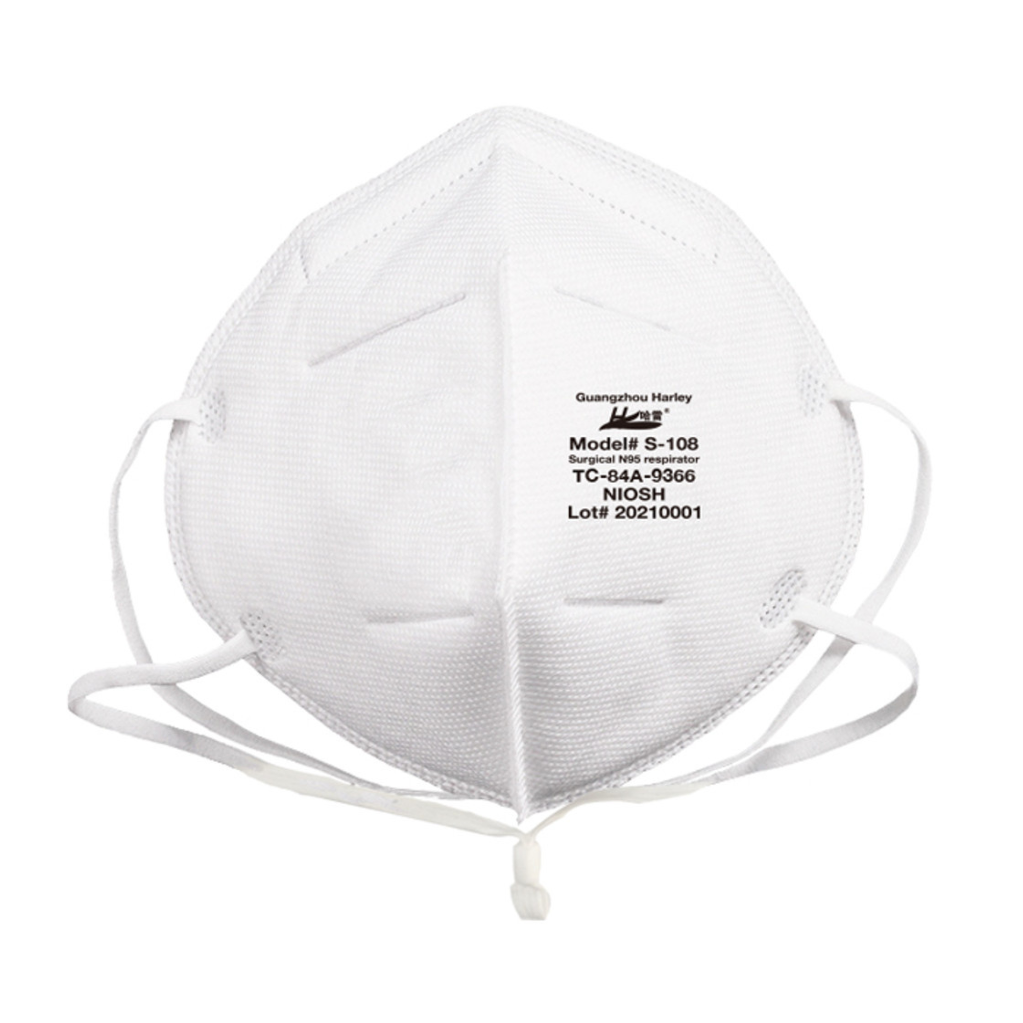 1096793 - Harley - Flat Fold S-108 N95 Mask M L