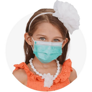 Demetech Kids Surgical Mask - Green