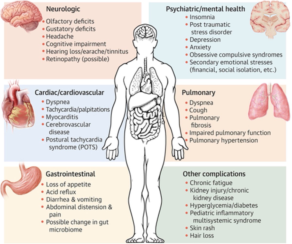 Long Covid Body Parts Affected 