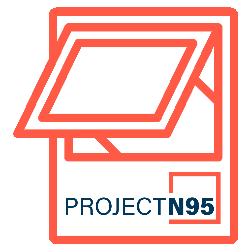 Ventilation Icon with PN95 logo [orange]