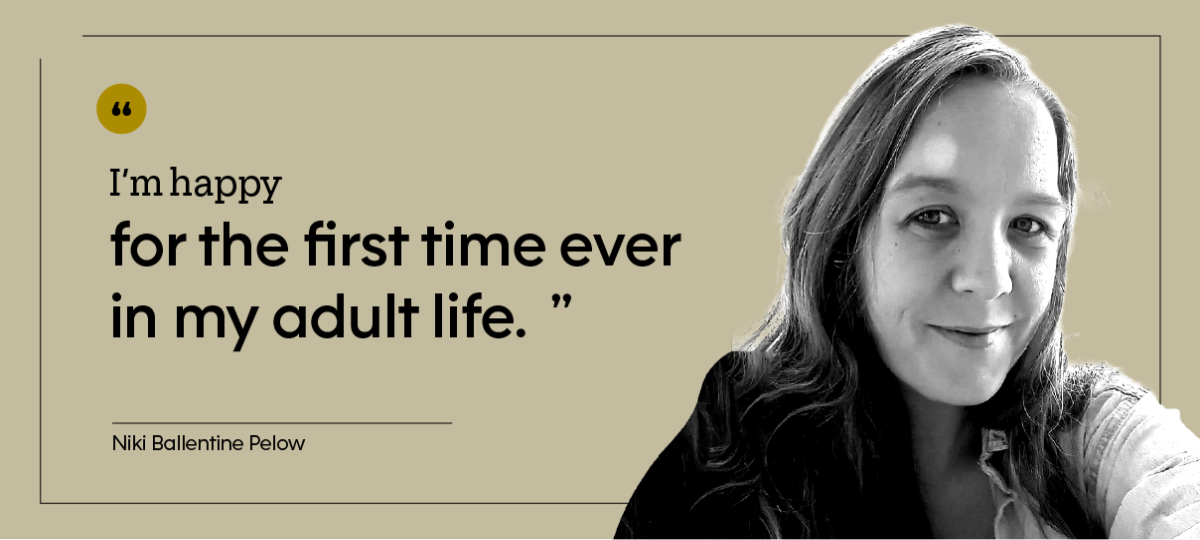 Niki Ballentine Pelow is pictured in a headshot.