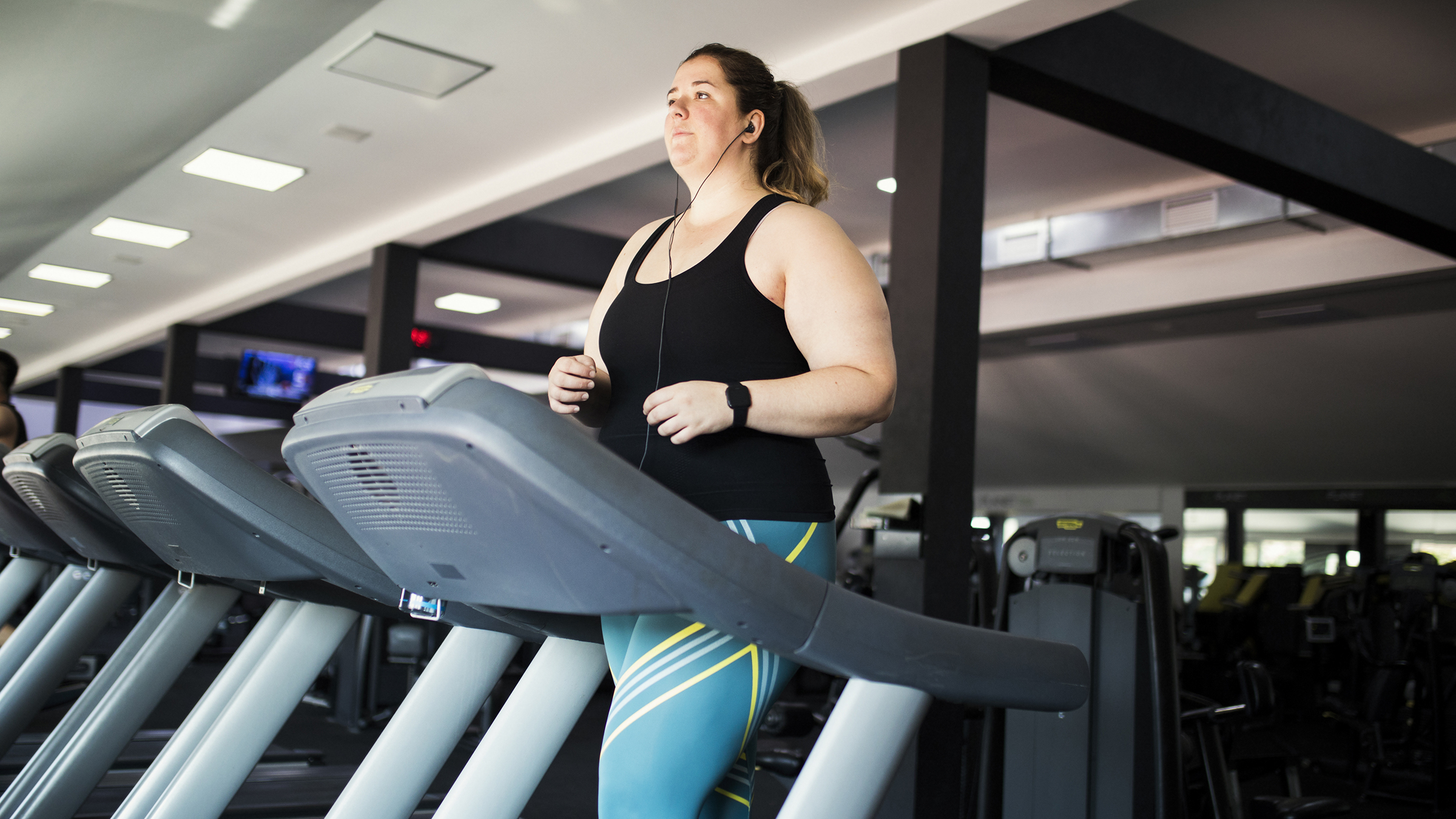 Treadmill with ankle discount weights